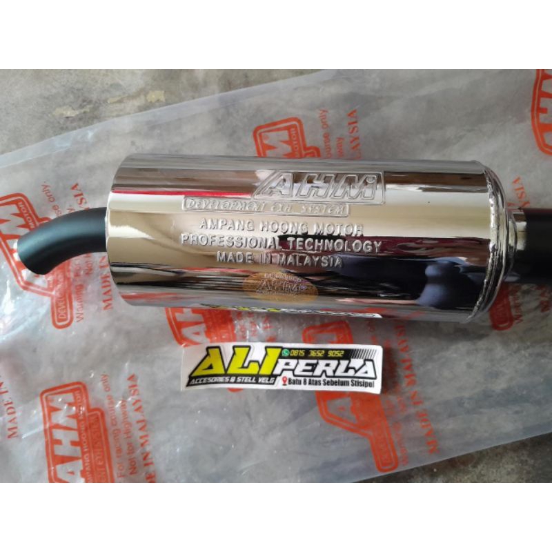 Knalpot AHM Ampang Hoong Motor ORI Malaysia Buat motor Fiz r