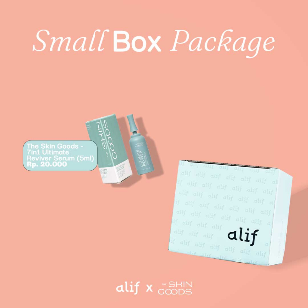 SMALL BOX PACKAGE - KEMASAN GIFT BOX COLLABORATION BY ALIF MODERN WEAR &amp; THE SKIN GOODS