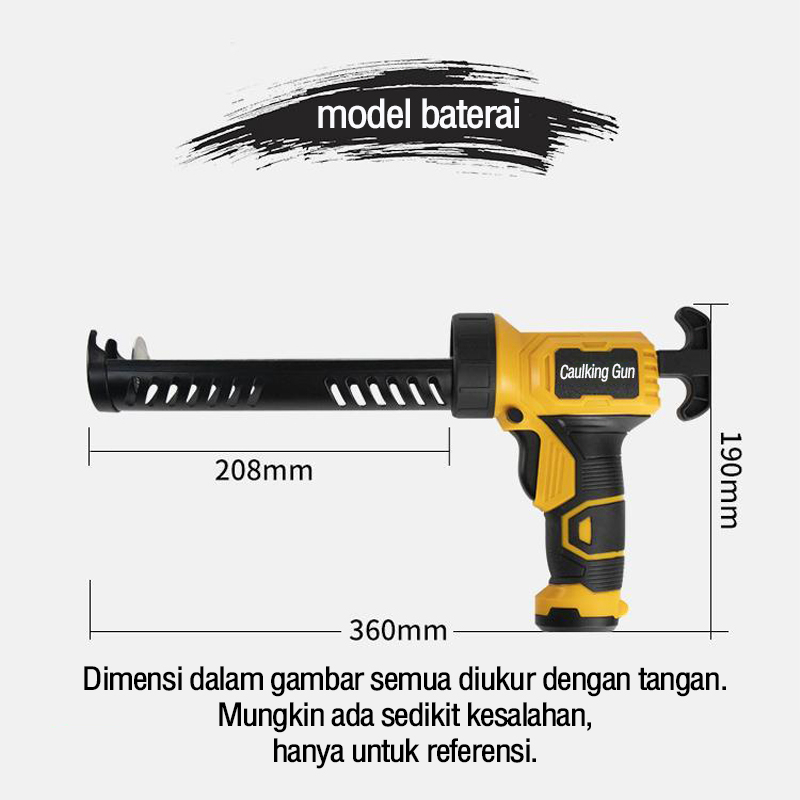 REAIM Lem Tembak On/Off / Hot Melt Glue Gun Tembakan Lem Sealant Tabung Multifungsi wireless glue gun hot melt, Multiguna