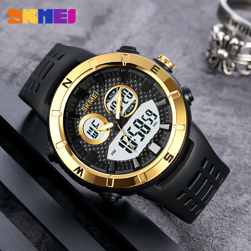 SKMEI 2014 Jam Tangan Pria Digital Analog Anti Air 5 Bar WATCHKITE WKOS