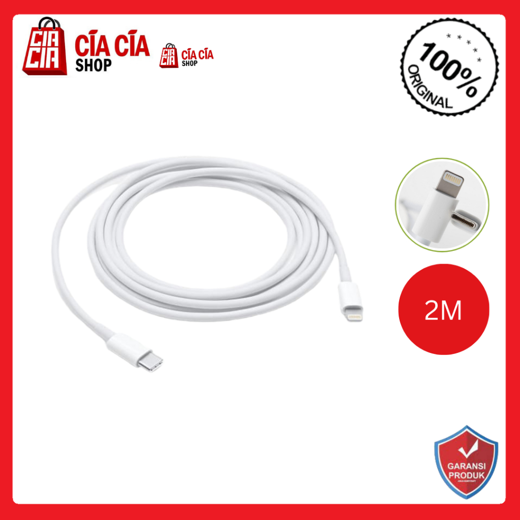 Kabel Type C to Lighting 1M 2M Cable Charging Type C to Lighting