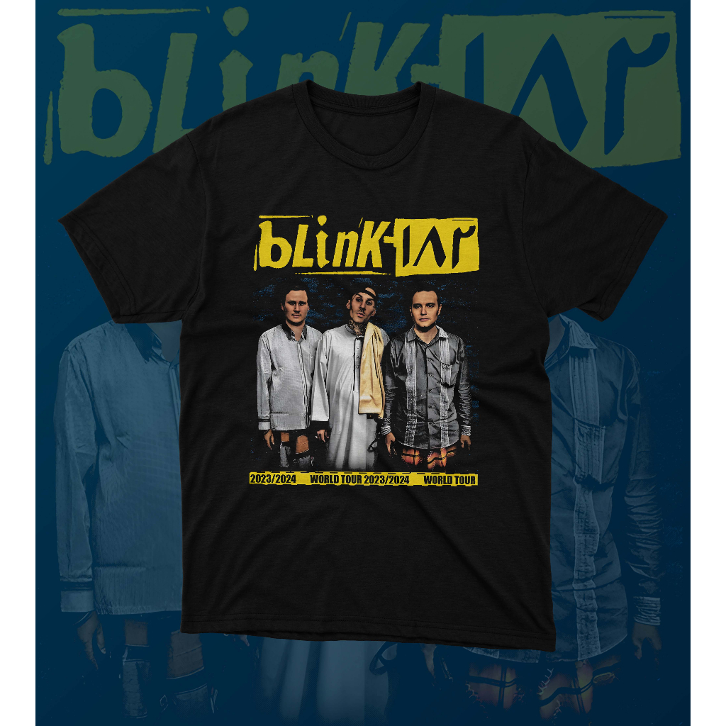 Kaos band blink parody | baju band blink parody24 S tebal ADEM