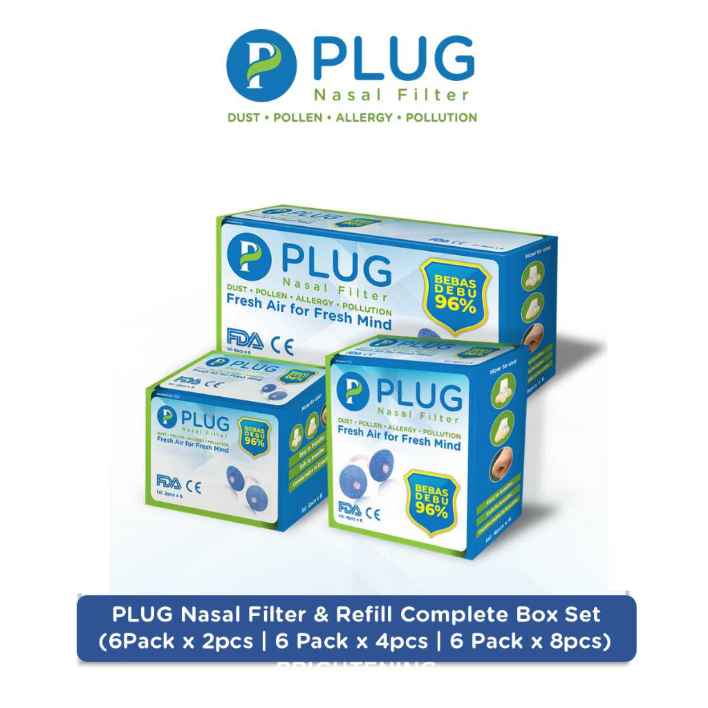 PLUG Nasal Filter & Refill Complete Box Set