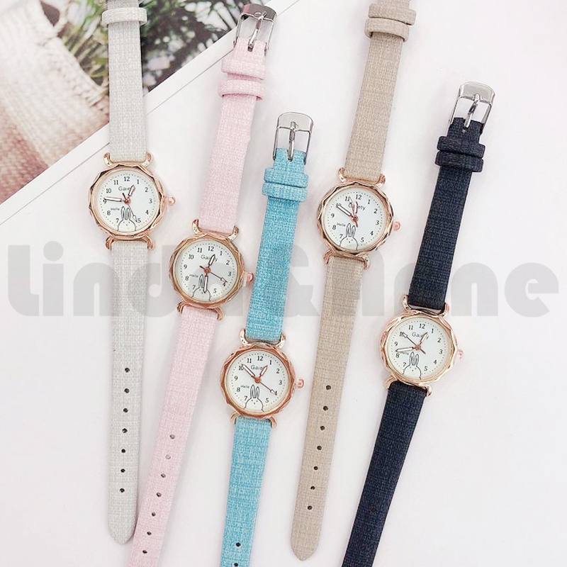 Jam Tangan Wanita Harajuku Kecil Analog Quartz Fashion Korean Import