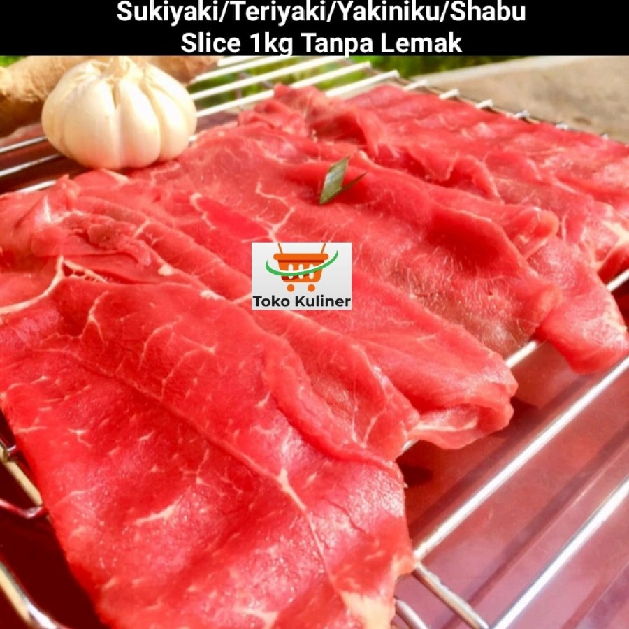 

Sukiyaki/Teriyaki/Yakiniku/Shabu Slice 1kg - Tanpa Lemak