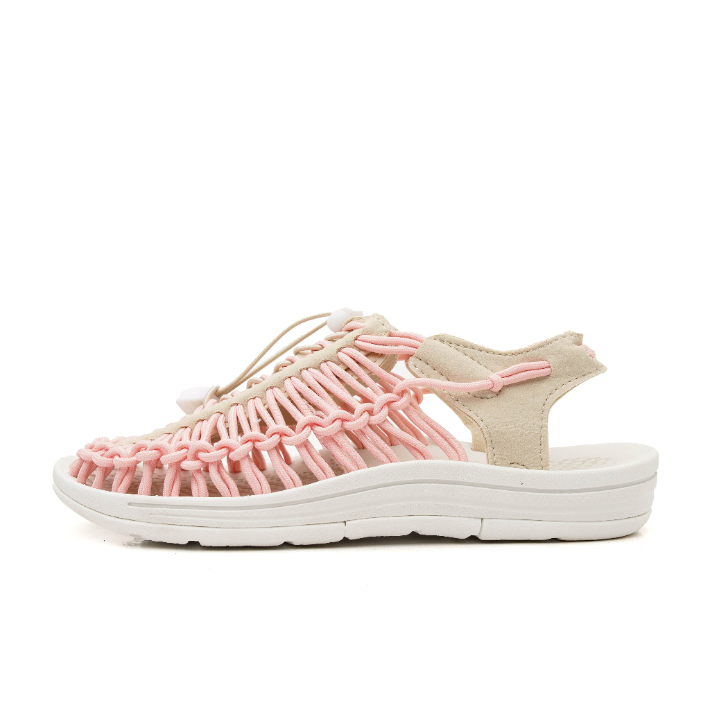 Sandal Wanita Portee Loom Sandal White Pink