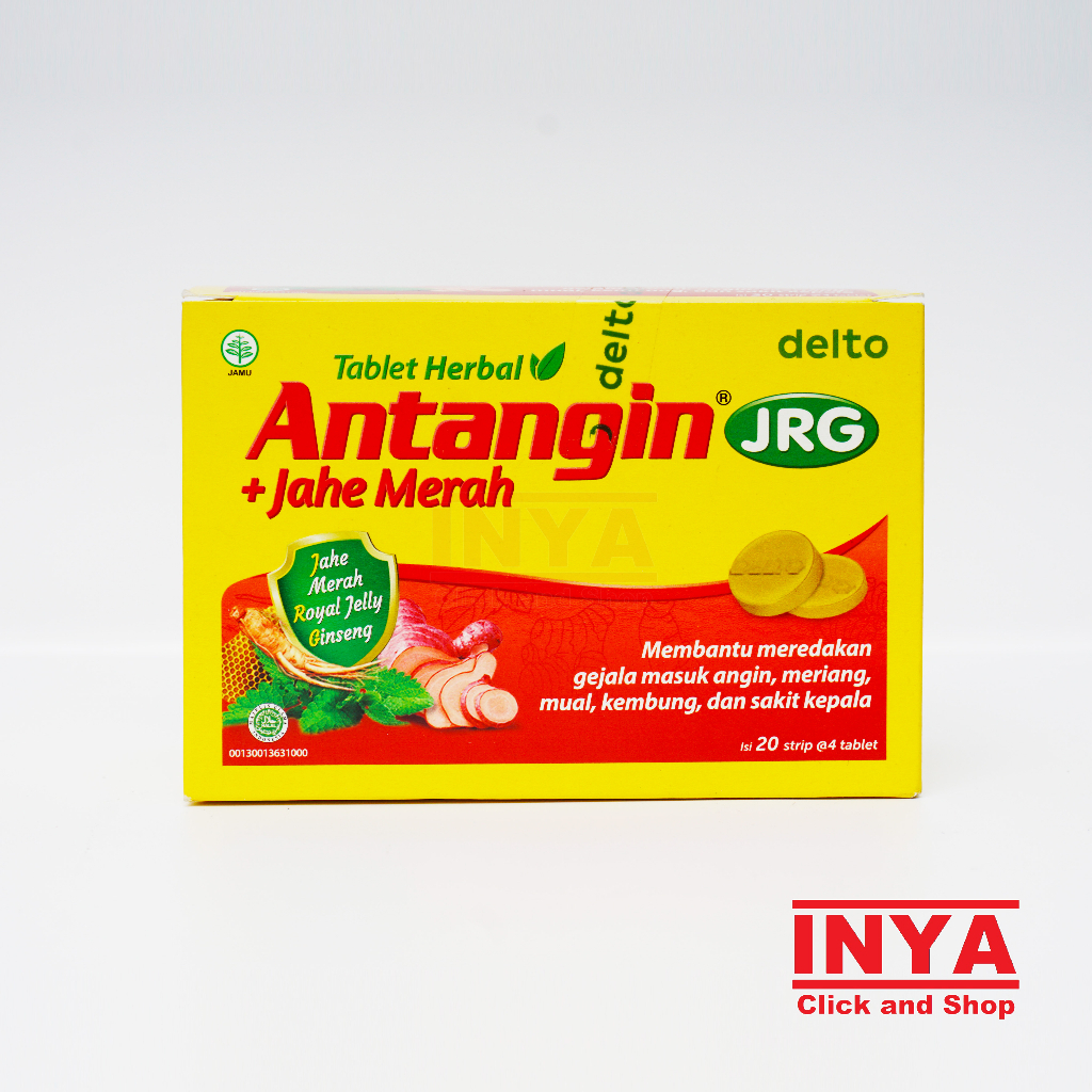 ANTANGIN JRG TABLET HERBAL + JAHE MERAH 20x4 Tablet BOX