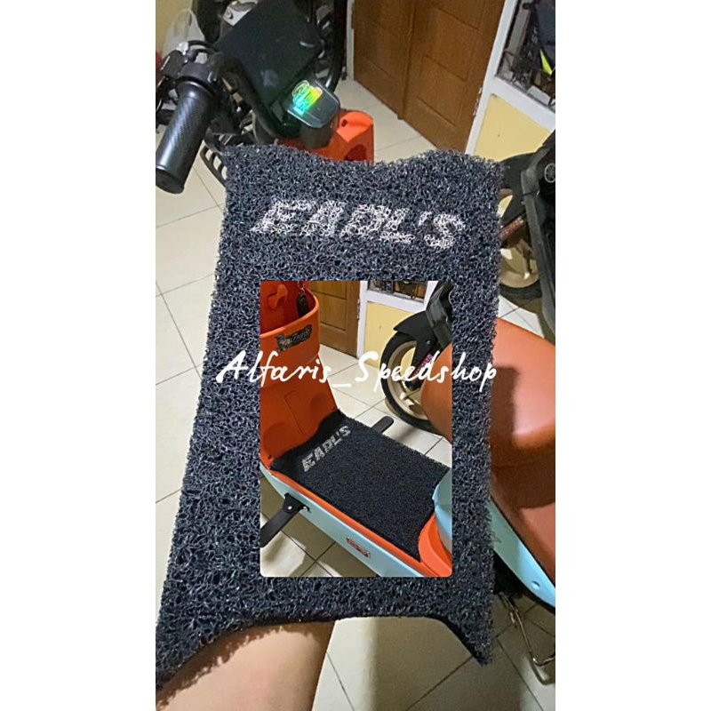 Karpet alas kaki motor listrik karpet alas pijakan kaki motor charger warna lengkap karpet sepeda listrik