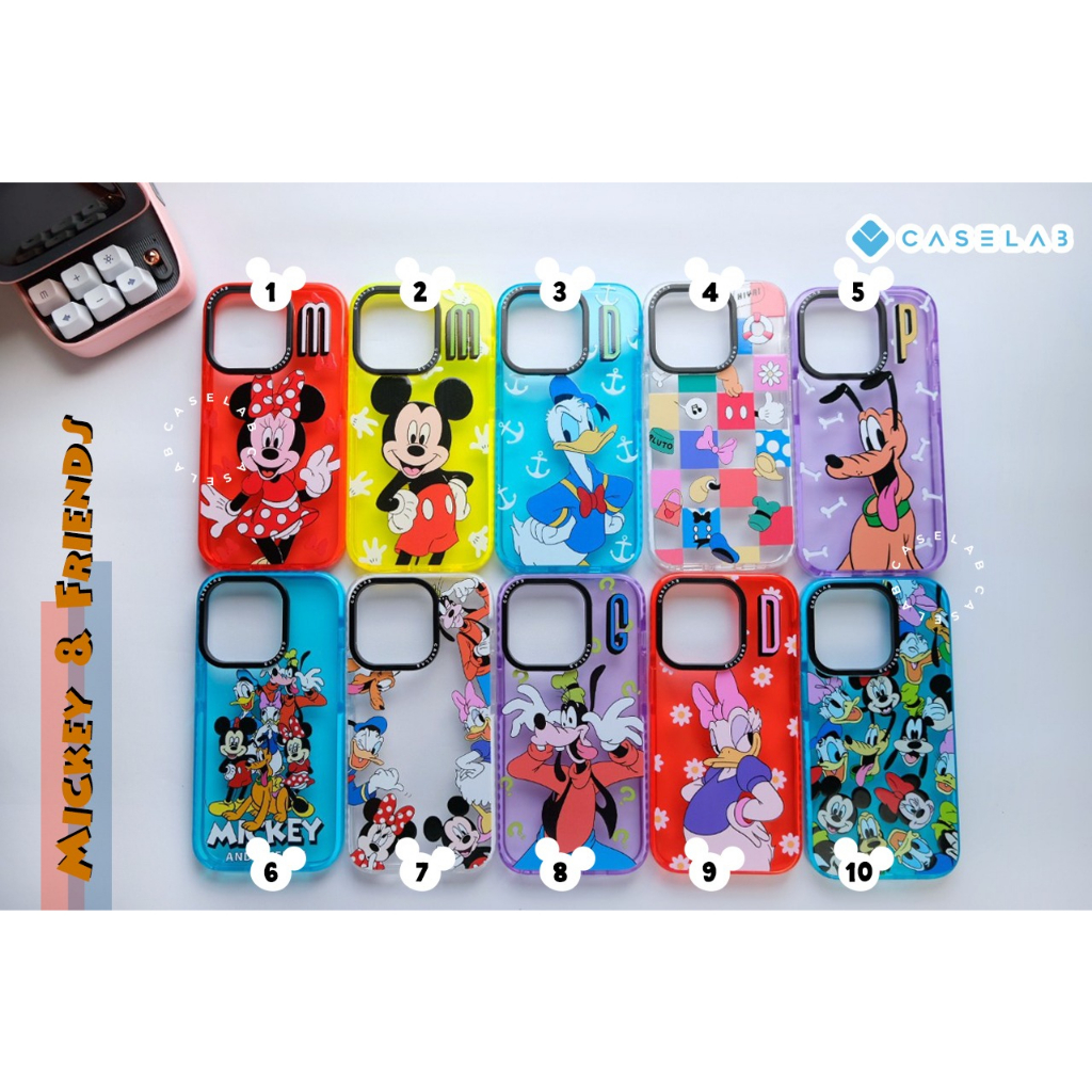 NEW SOFTCASE IMPACT !! MICKEY AND FRIENDS NEON CASE 14PROMAX 14PRO 14PLUS 14 13PROMAX 13PRO 13 12PROMAX 12PRO 12 11PROMAX 11PRO 11 ANTISHOCK