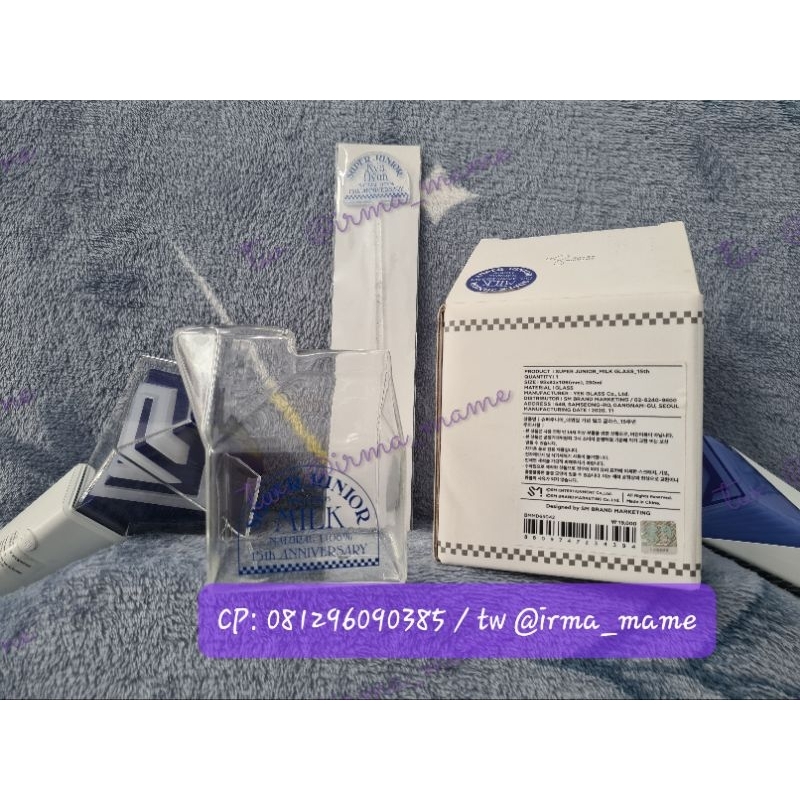 MD SUPER JUNIOR 15TH ANNIVERSARY, MILK GLASS+MUFFLER, KYUHYUN VER