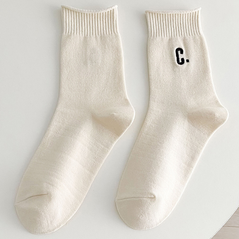 Plain Patterned Unisex Socks / Kaos Kaki Polos 2229