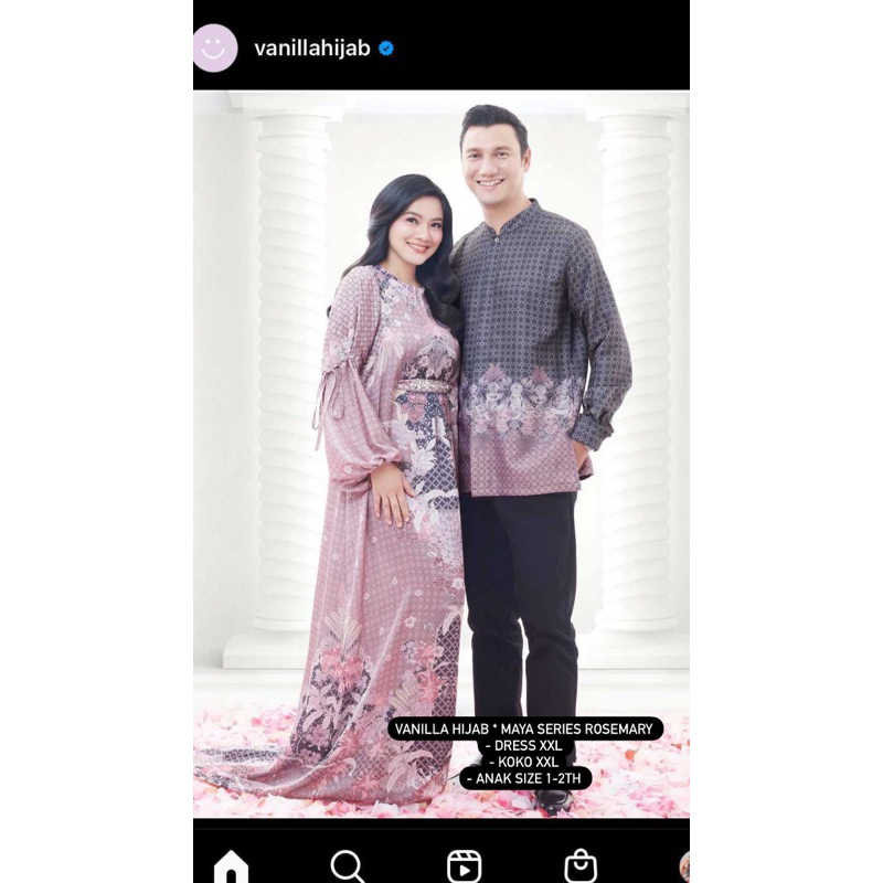 vanilla hijab raya series titi kamal family set lebaran