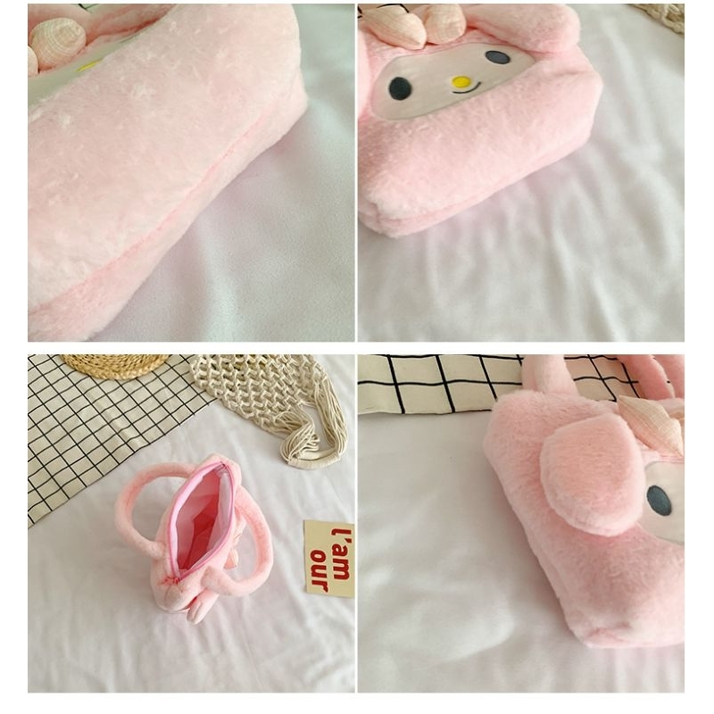 Shoulder bag Tas lucu impor Karakter Sanrio My Melody Cinnamonroll Kuromi
