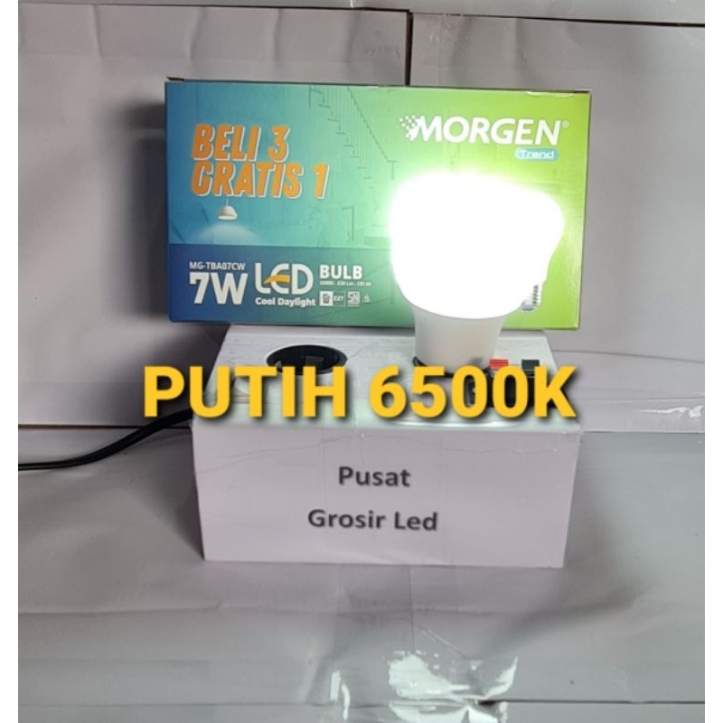 Lampu Led MORGEN 7 Watt Beli 3 Gratis 1