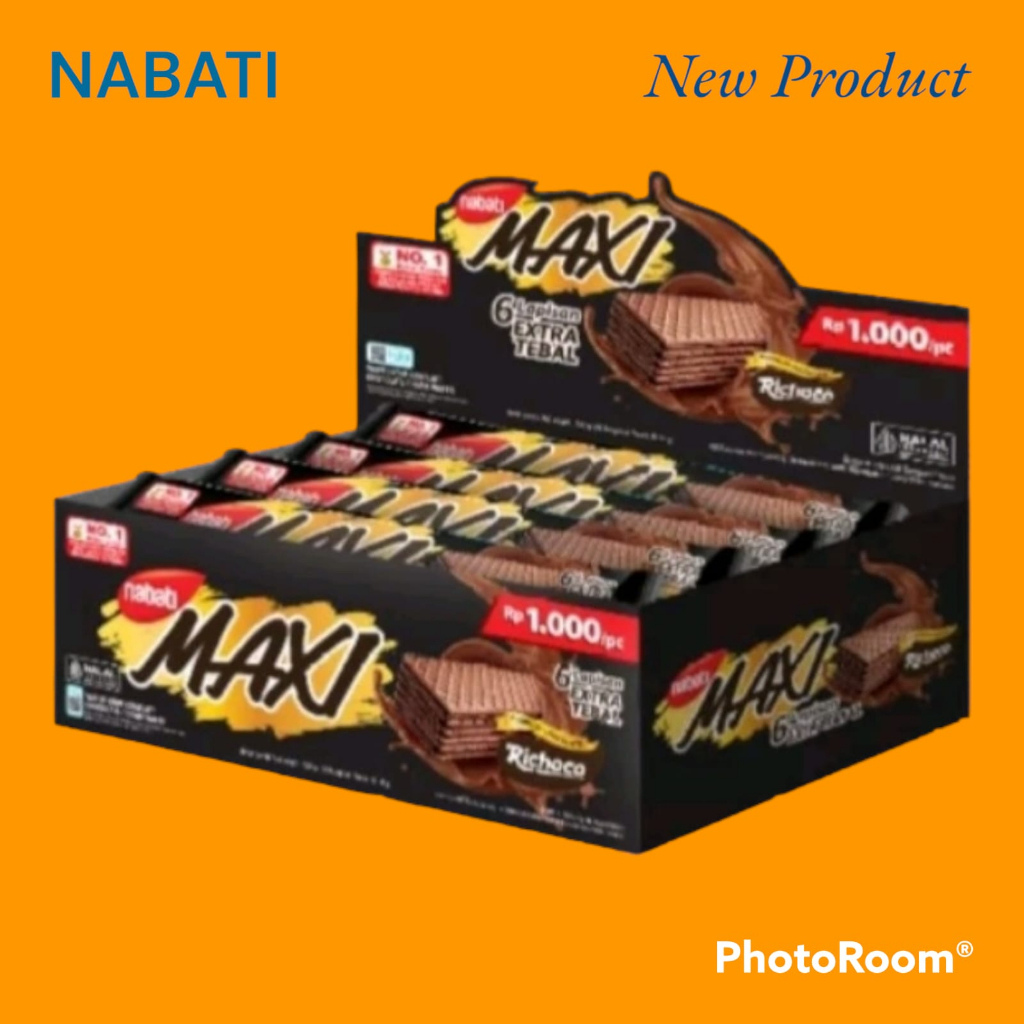 Nabati Maxi Richoco NEW EXTRA TEBAL | Isi 20 Pcs @ 14 Gr | Nabati