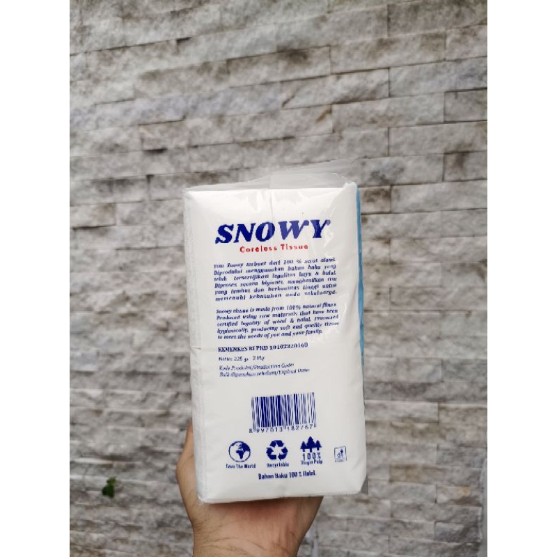 Tissue Snowy Coreless isi 10 rolls/ tissue gulung murah/ tissue toilet ekonomis