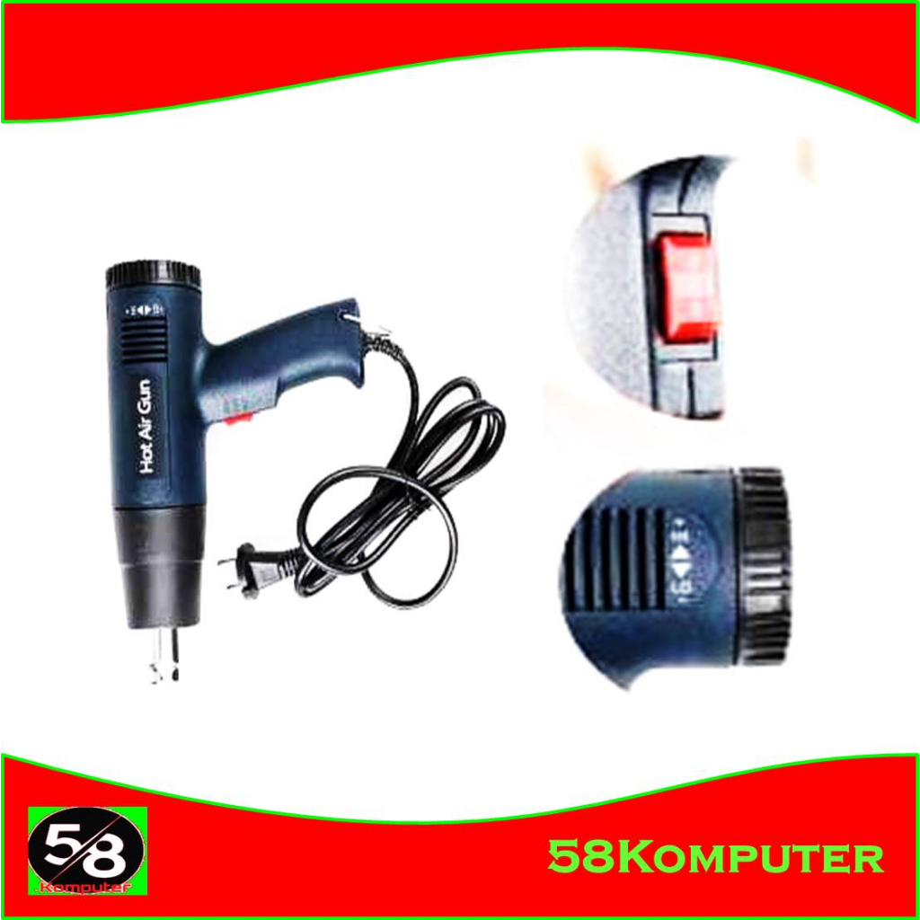 Alat Pemanas Stiker Kaca Film Hot Air Gun Dryer Heat Solder Thermal 2000W Electric Hot Air Gun Dryer Heat Solder Thermal 2000W Pistol Angin Panas Hot Gun Hot Air Gun Heat Gun Heat Solder Thermal 2000W