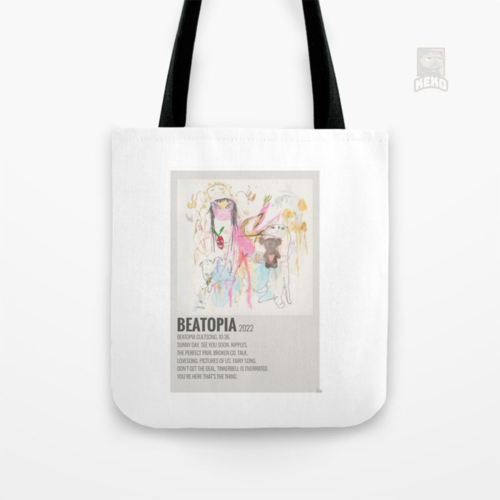 Beabadoobee Beatopia Album Tote Bag Kanvas