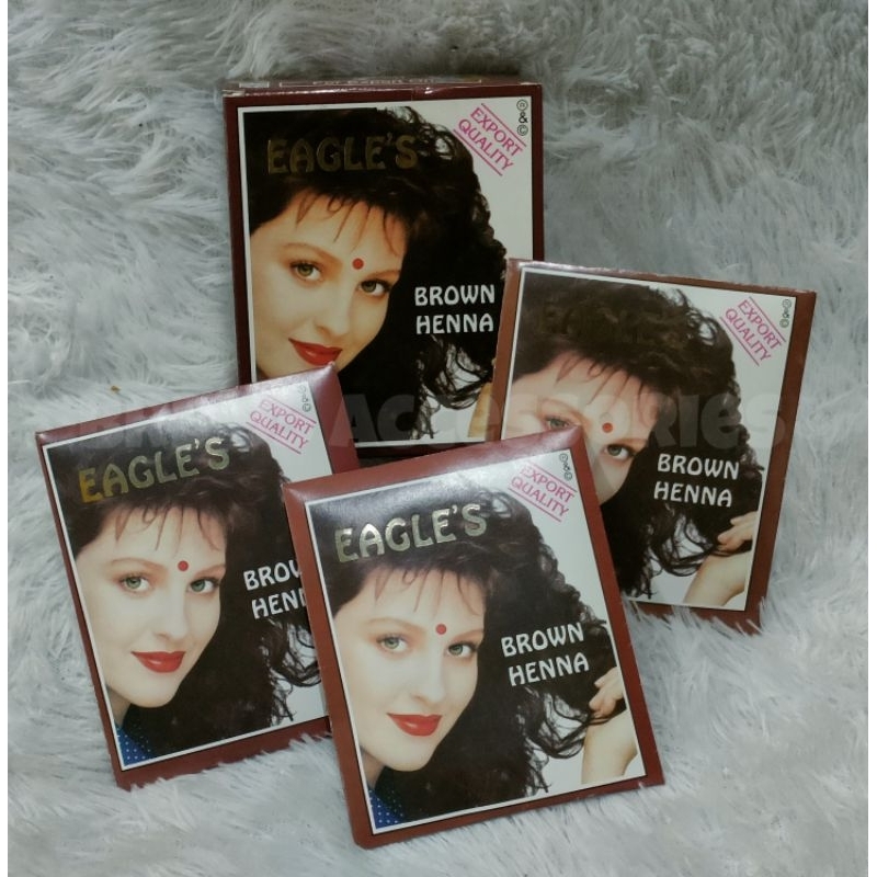 Hena Eagle's Semir Rambut bubuk/Pewarna rambut/Black/Brown/Burgundy - SEMIR RAMBUT