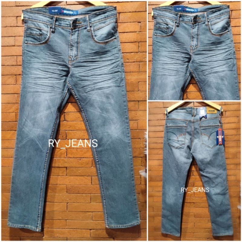 celana jeans abu pria celana panjang abu ringkel jeans street