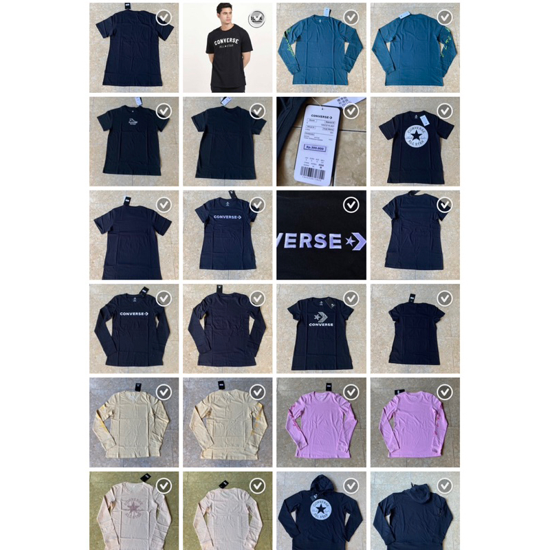 KAOS PANJANG CONVERSE WOMEN LS ORIGINAL