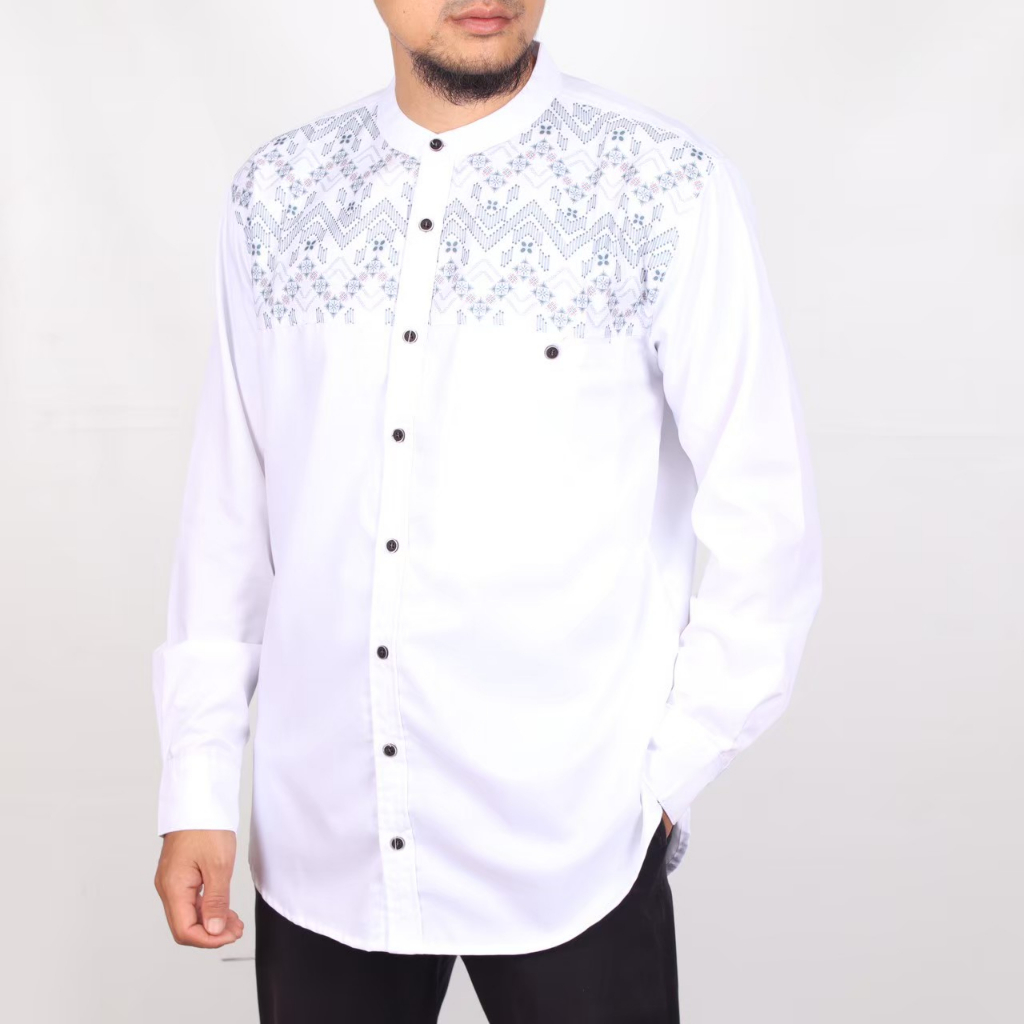 Baju koko Pria dewasa Kurta Kemko Toyobo Sublime Batik Motif KDM