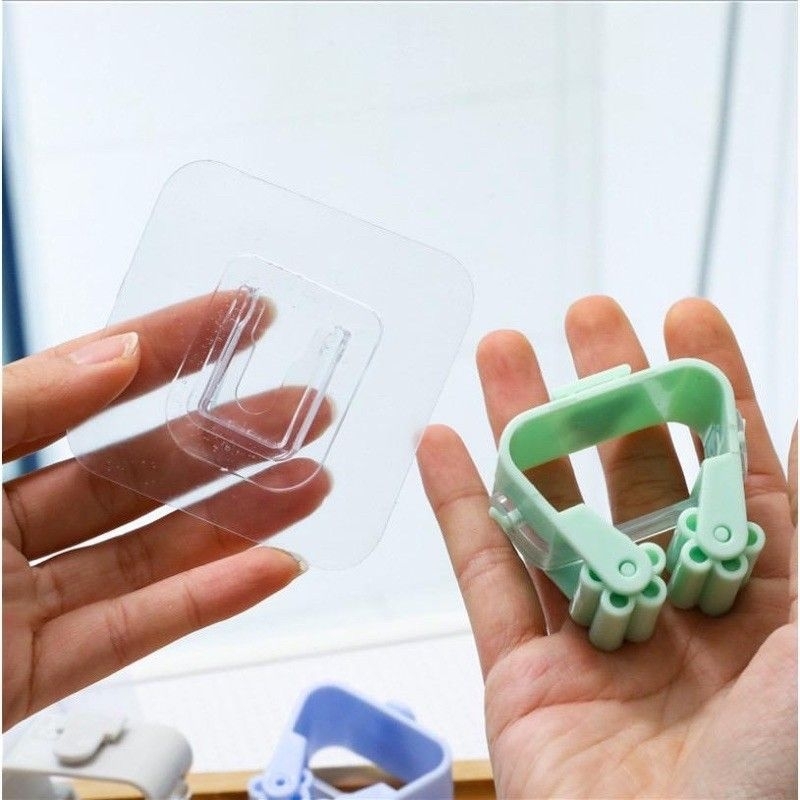 Gantungan Sapu dan Pel Mop Suction Hanger / Gantungan Tempel