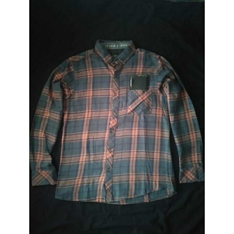 KEMEJA FLANEL CABALLERO BY LARUSSO size M