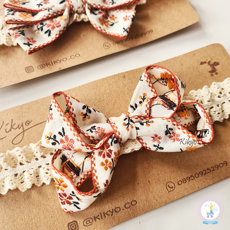 Kikyo Bandana Baby Autumn Headband Baby Bandana Lace Baby Bandana Anak