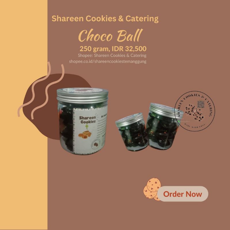 

Choco Ball Shareen Cookies 250gram