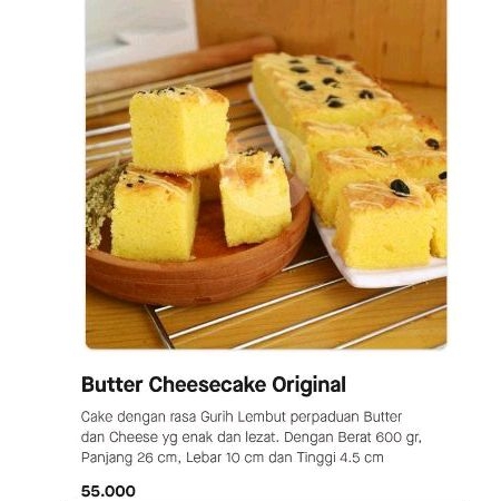

butter cheesecake