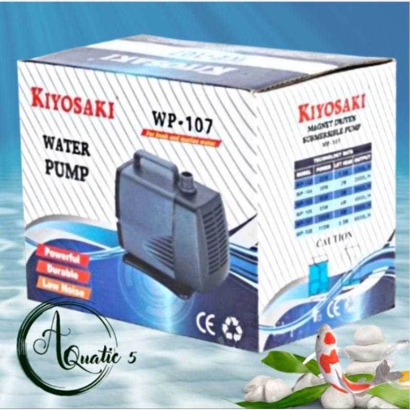 PROMO MURAH Pompa Kolam Aquarium Hidroponik KIYOSAKI WP 107