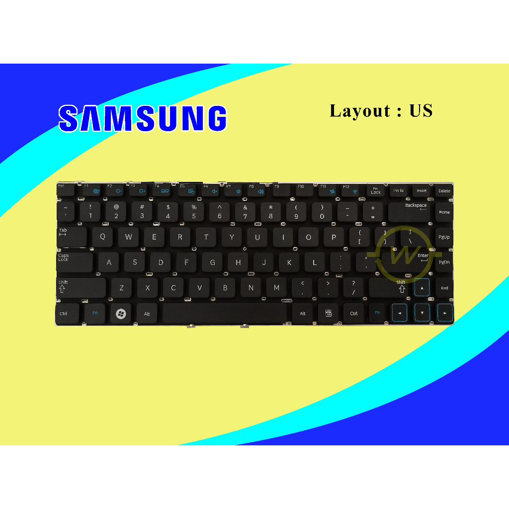 Keyboard Laptop Samsung NP300 NP300E NP300E4V NP300E5A NP300E4X NP300E4A NP305 NP305E4 NP305V4A Seri
