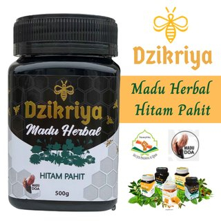 Madu Herbal Hitam Pahit  / Madu Dzikriya 100% ORI Madu Dzikriya  Bisa COD