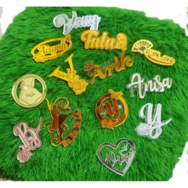 Bros Nama ring bros nama custom bros nama akrilik bros akrilik bros karakter