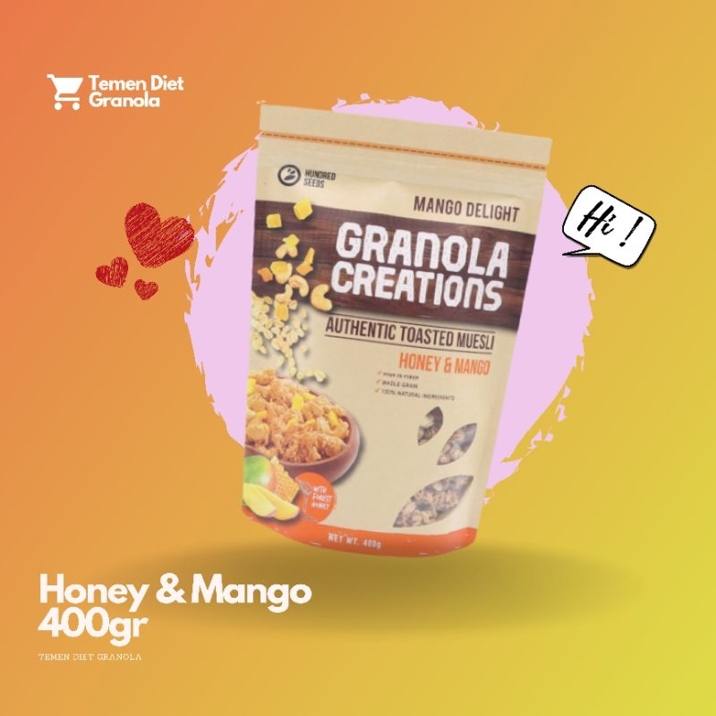 

Granola Creations 400g Honey & mango-MANGO DELIGHT
