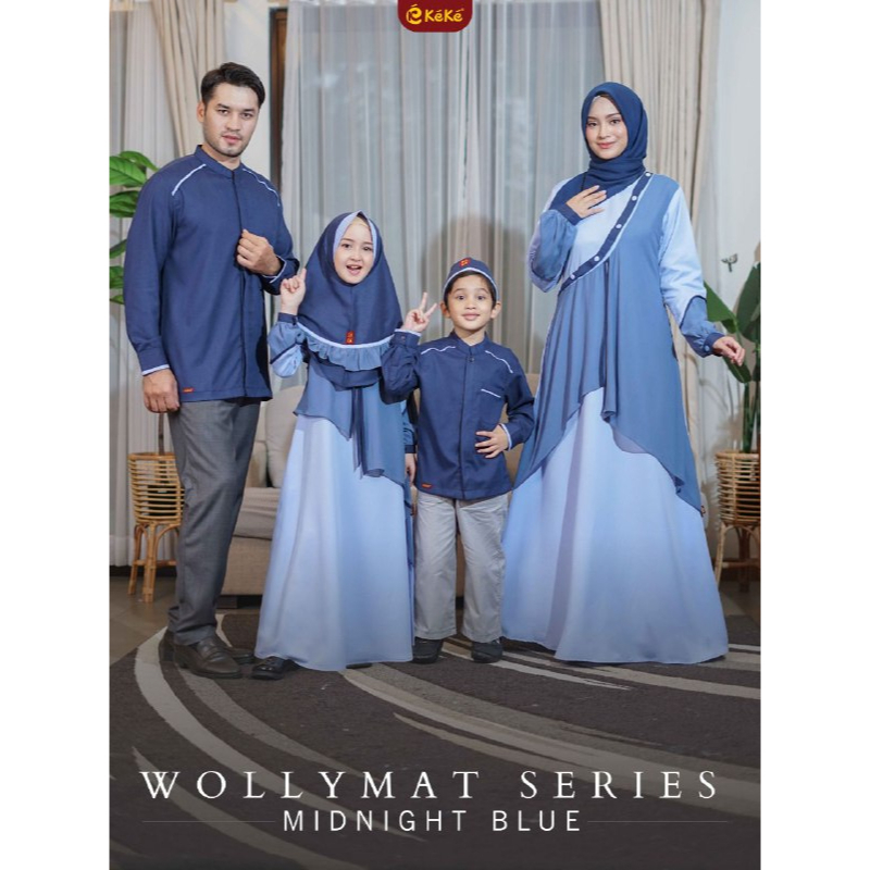 GAMIS DEWASA WOLLY MATTE SERIES SARIMBIT KEKE 2023
