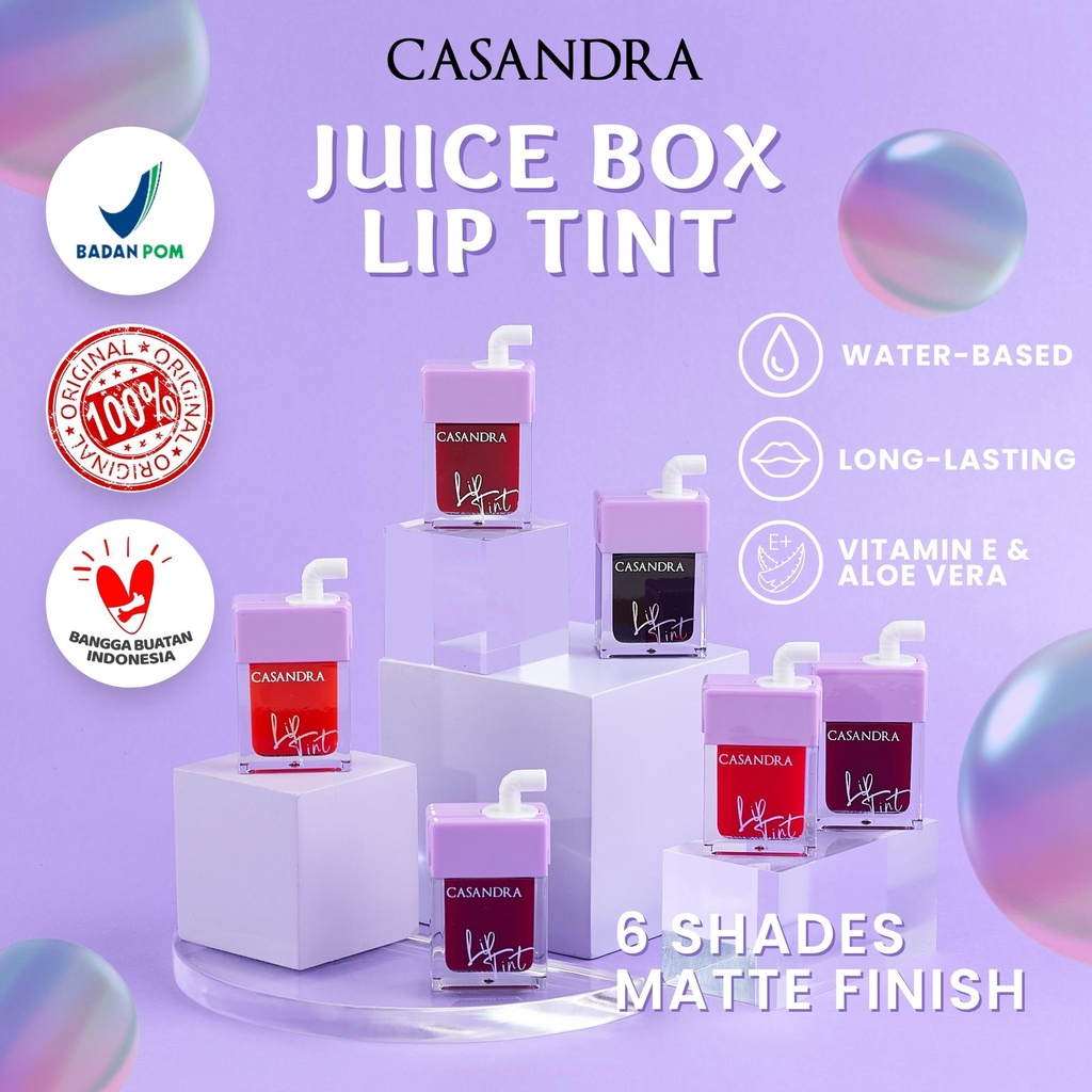 Casandra Juice Box Lip Tint 8ml