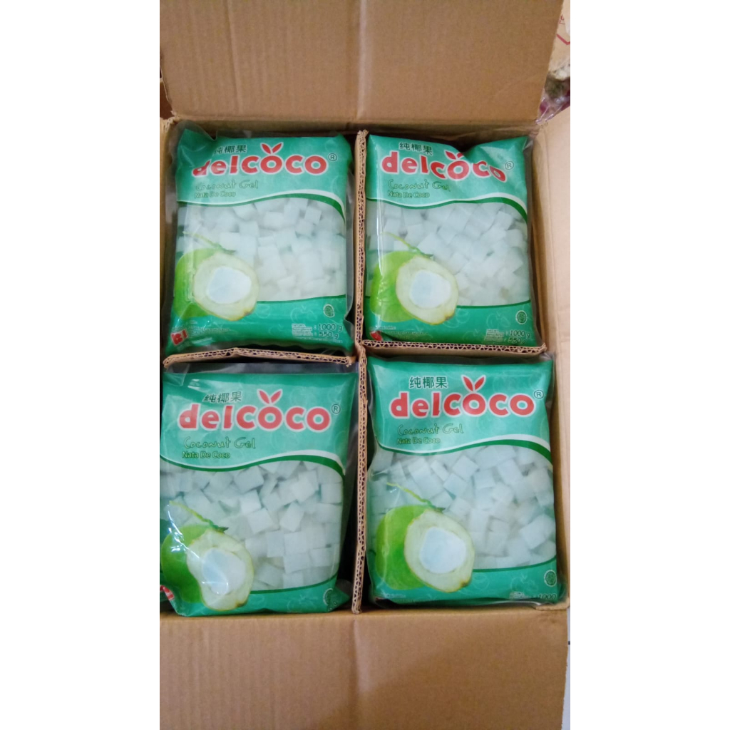 

DelCoco Coconut Gel Nata De Coco 1000gr @12pack/dus