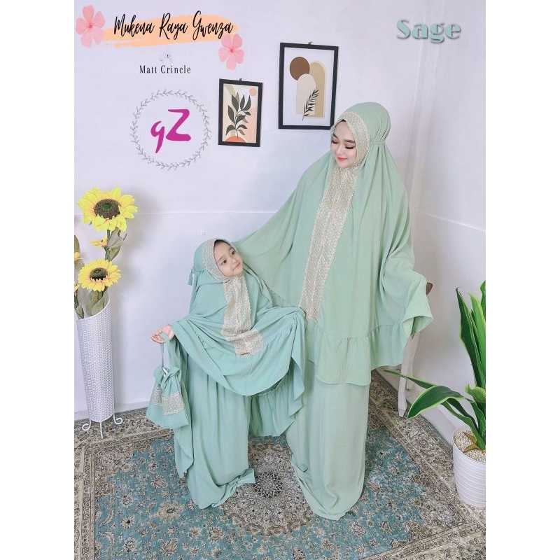 Mukena couple Ibu dan anak ORI gwenza (Harga ecer)