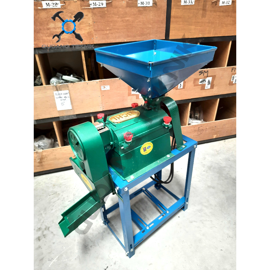 Mesin Penggiling Padi RICHI KD350 / Rice Polisher Beras Kebi Mini KD 350 - Mesin Giling Poles Slep Selep Padi KD-350 RICHI