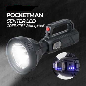 POCKETMAN SENTER LED WATERPROOF USB RECHARGE CREE XPE