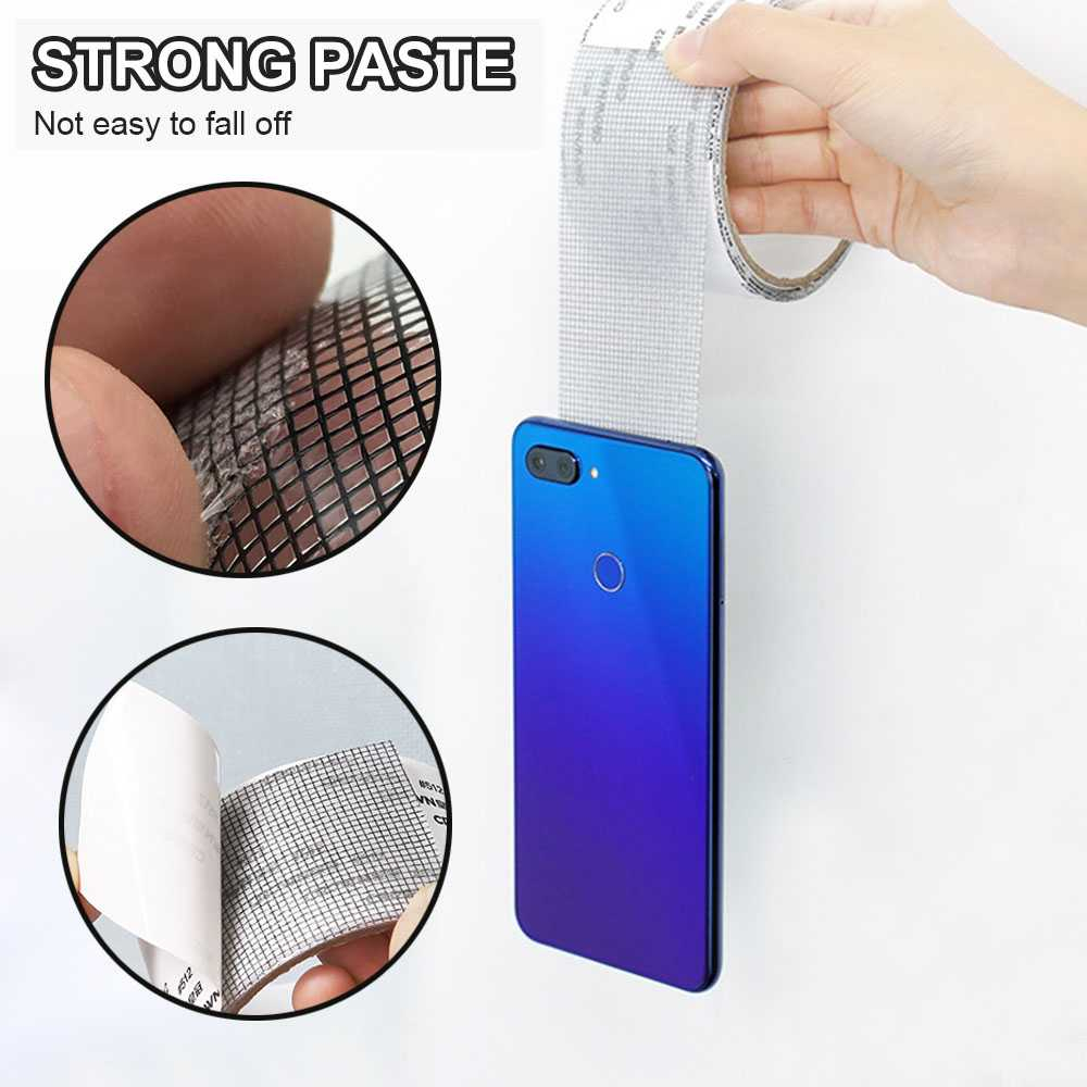 Lakban Kawat Nyamuk Tambalan Jendela Pintu Kamar Window Repair Tape Jaring Kelambu Fiberglass Pelindung Serangga Lalat Perlengkapan Rumah Sticky