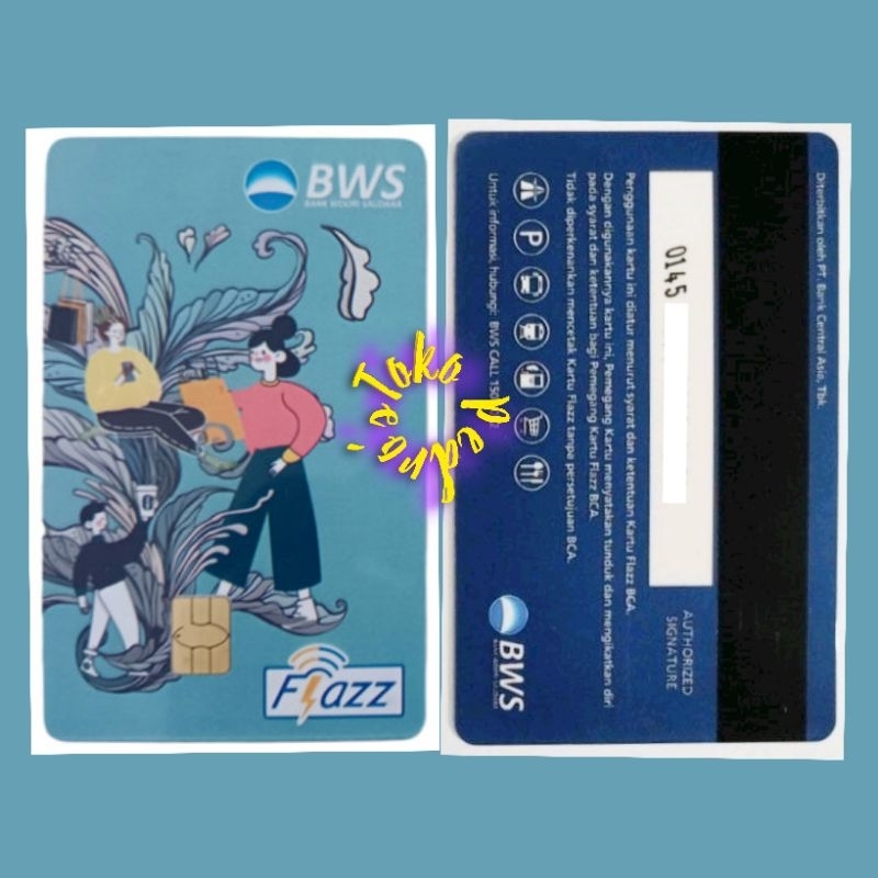 Flazz BCA Gen 2/Gen2 - BANK WOORI SAUDARA Edition ORI /Like eTOLL eMONEY