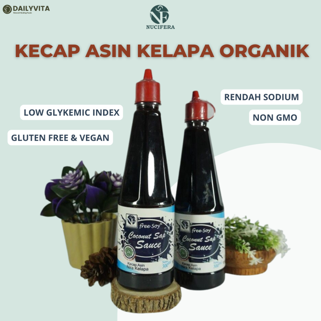 Nucifera Coconut sap sauce ( Kecap Asin ) 135 Ml &amp; 300 Ml