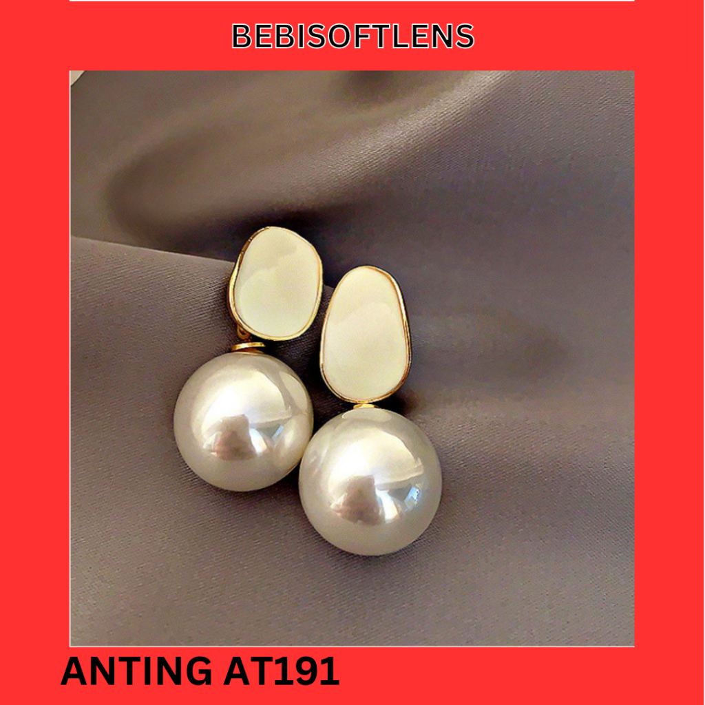Anting AT191 Perak / Silver S925 Anting Unik Lucu Keren Fashion Wanita /Deluna /BB