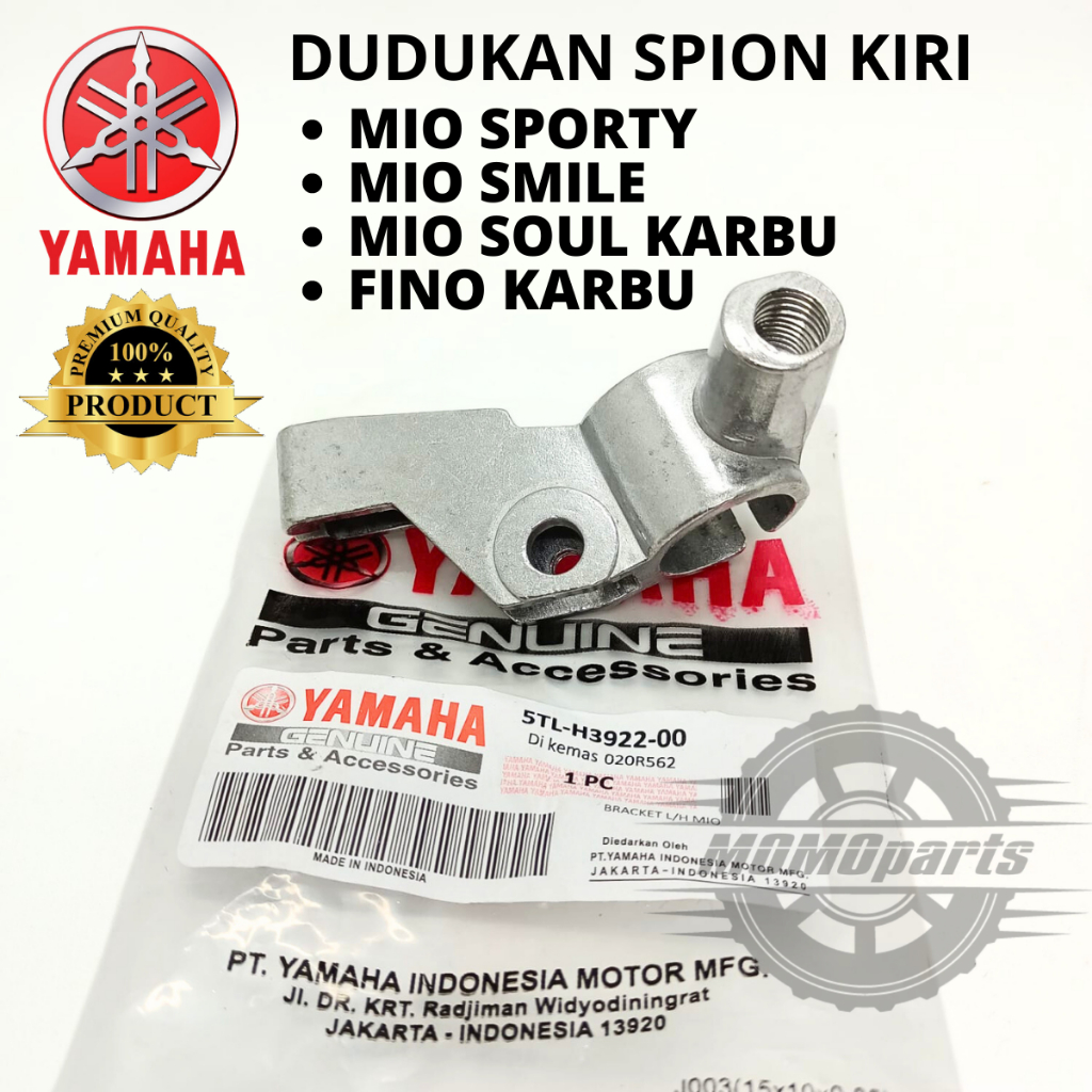 ORIGINAL DUDUKAN SPION HANDLE KIRI YAMAHA 5TL MIO OLD LAMA SMILE SPORTY SOUL FINO KARBU KUALITAS ASL
