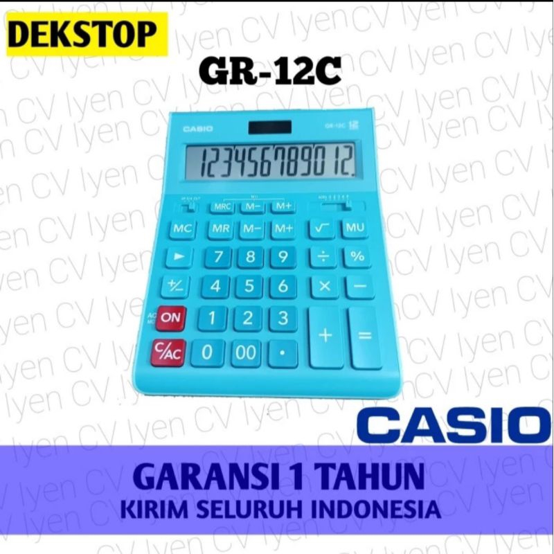 

kalkulator Dekstop Casio GR-12C / Casio GR 12C / Casio gr 12c / kalkulator Casio
