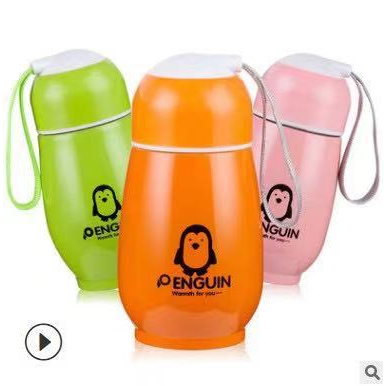 TERMOS BAHAN STAINLESS STEEL 304 MINI PENGUIN 300 ML TAHAN PANAS DAN DINGIN