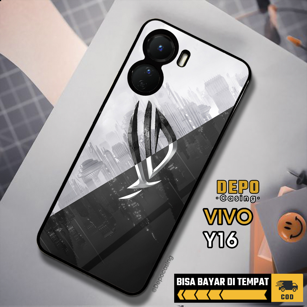 Case Vivo Y16 Casing Vivo Y16 Depo Casing [ROG1] Case Glossy Case Aesthetic Custom Case Anime Case H